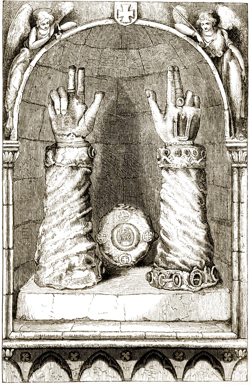 来自The Trias Thuamaturga的圣帕特里克神社，或爱尔兰的三个奇迹圣徒，由Mary Cusack（1829-99）出版，出版于1890年代 作者 爱尔兰学校