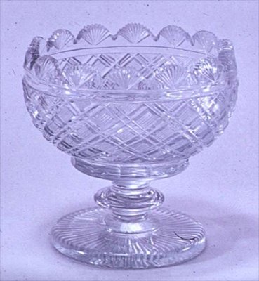 糖碗，沃特福德，1810（玻璃） 作者 爱尔兰学校