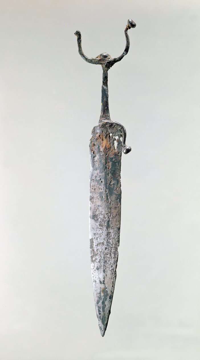 Dagger，Halstatt Culture，公元前750年至公元前450年（铁） 作者 铁器时代