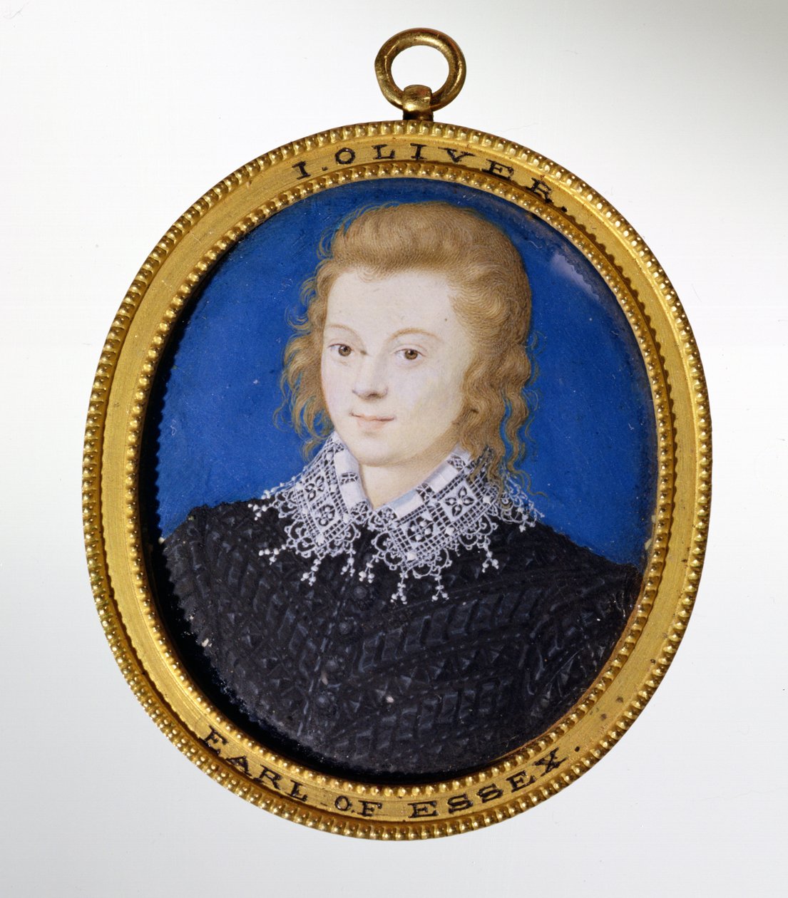 艾塞克斯伯爵Robert Devereux的肖像（1567-1601） 作者 艾萨克·奥利弗（Isaac Oliver）