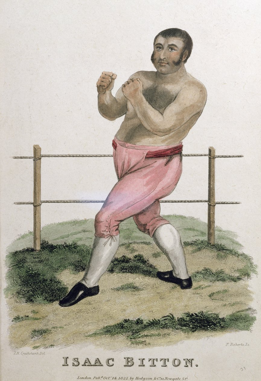 Isaac Bitton，由P. Roberts雕刻，于1822年出版 作者 艾萨克·罗伯特·克鲁克香克