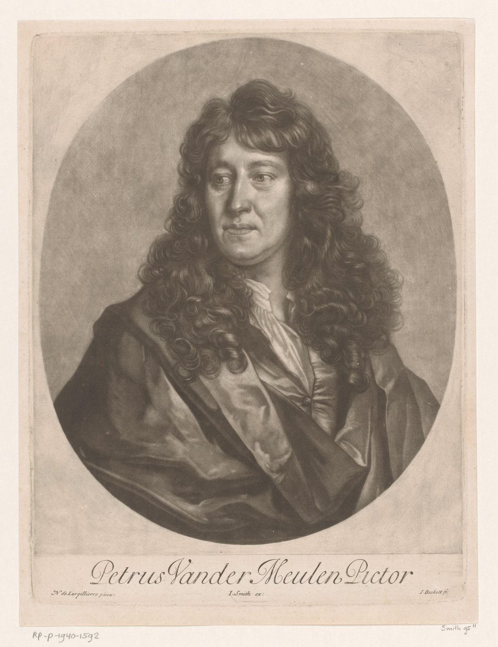 彼得·范德穆伦的肖像 Petrus Vander Meulen Pictor（物体上的标题） 作者 艾萨克·贝克特