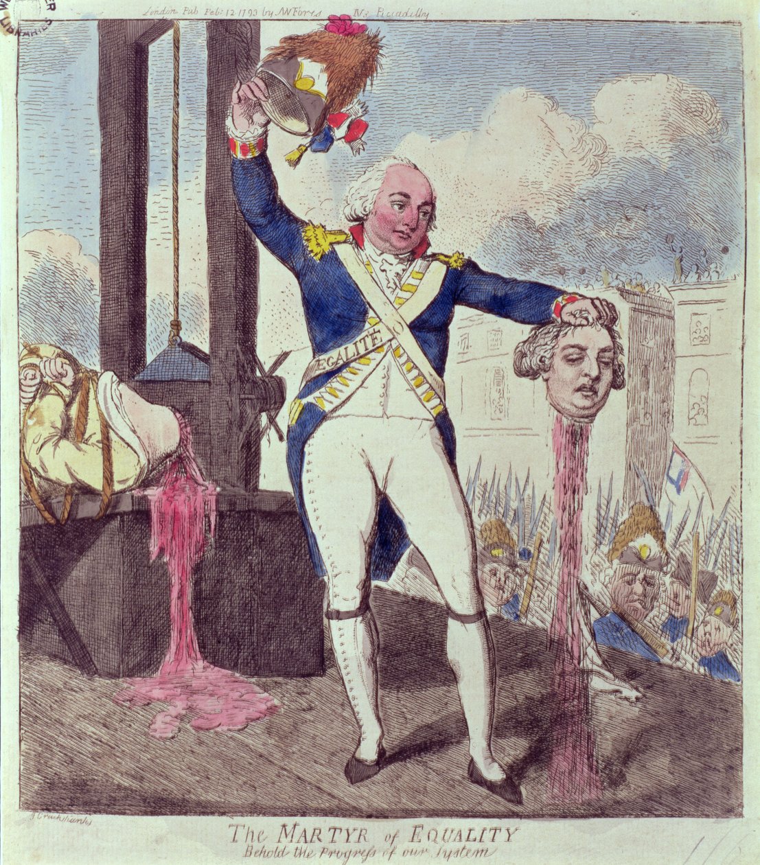 平等的殉道者：看看我们系统的进步，酒吧。 SW Fores，1793年 作者 艾萨克·克鲁克申克