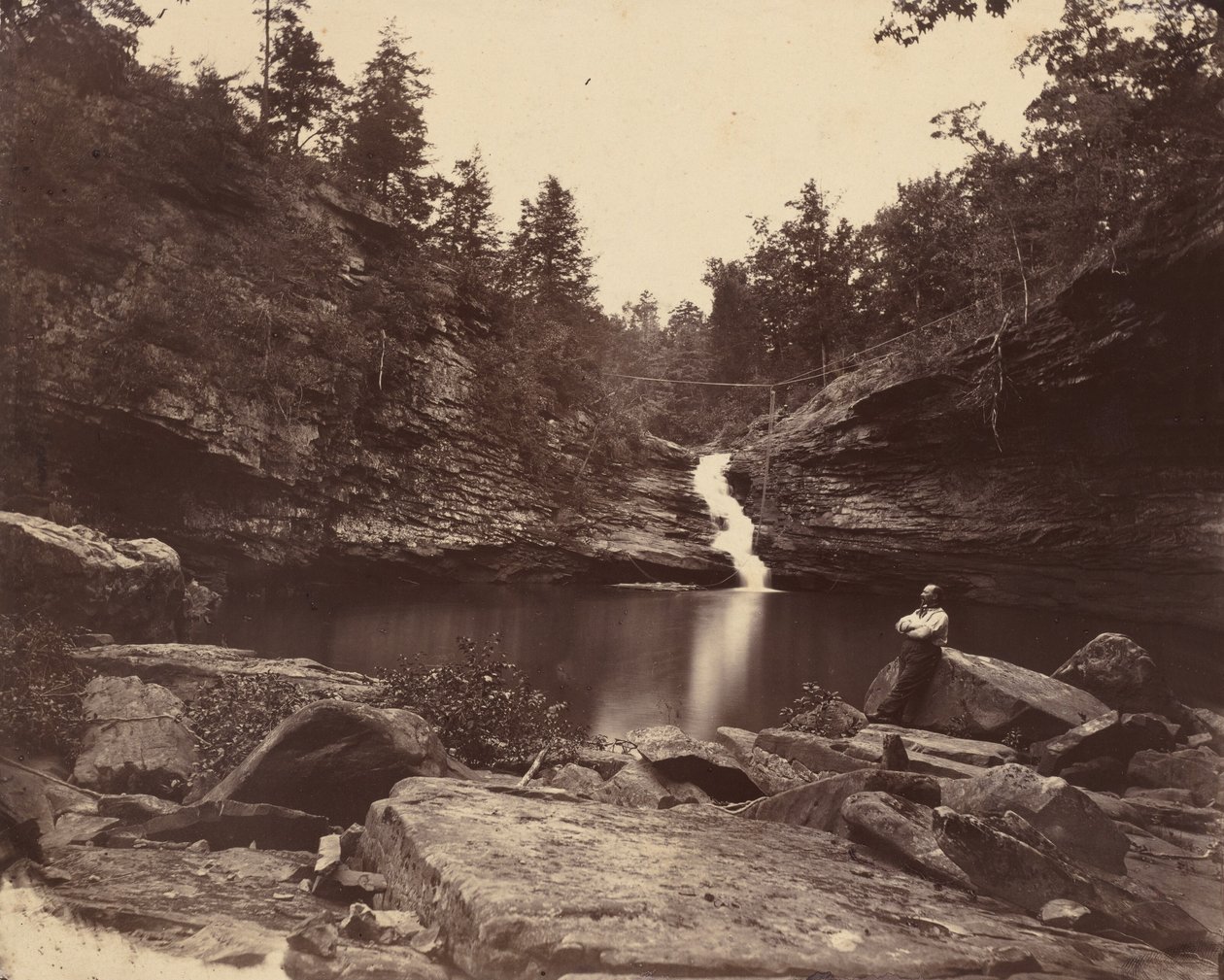 卢拉湖，望夫山，乔治亚州，1864-1865年。 作者 艾萨克·H·邦萨尔