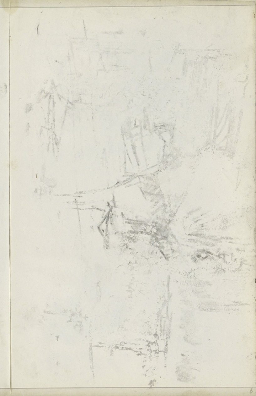 第 5 张背面粉笔画的 Abklatsch 作者 以撒以色列