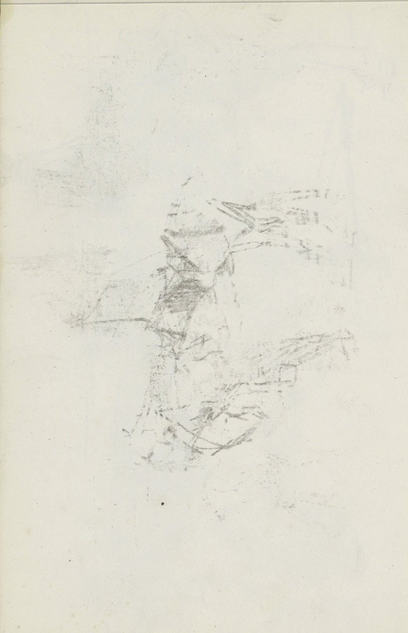 第 8 张右侧粉笔画的 Abklatsch 作者 以撒以色列