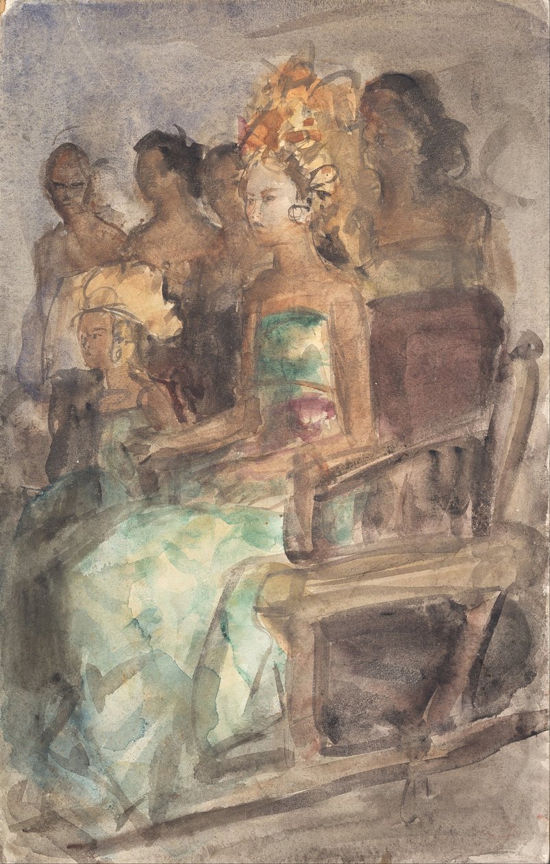 印尼公主，1890年 作者 以撒以色列