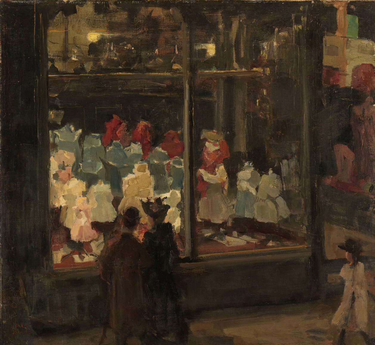 商店橱窗，1894年 作者 以撒以色列