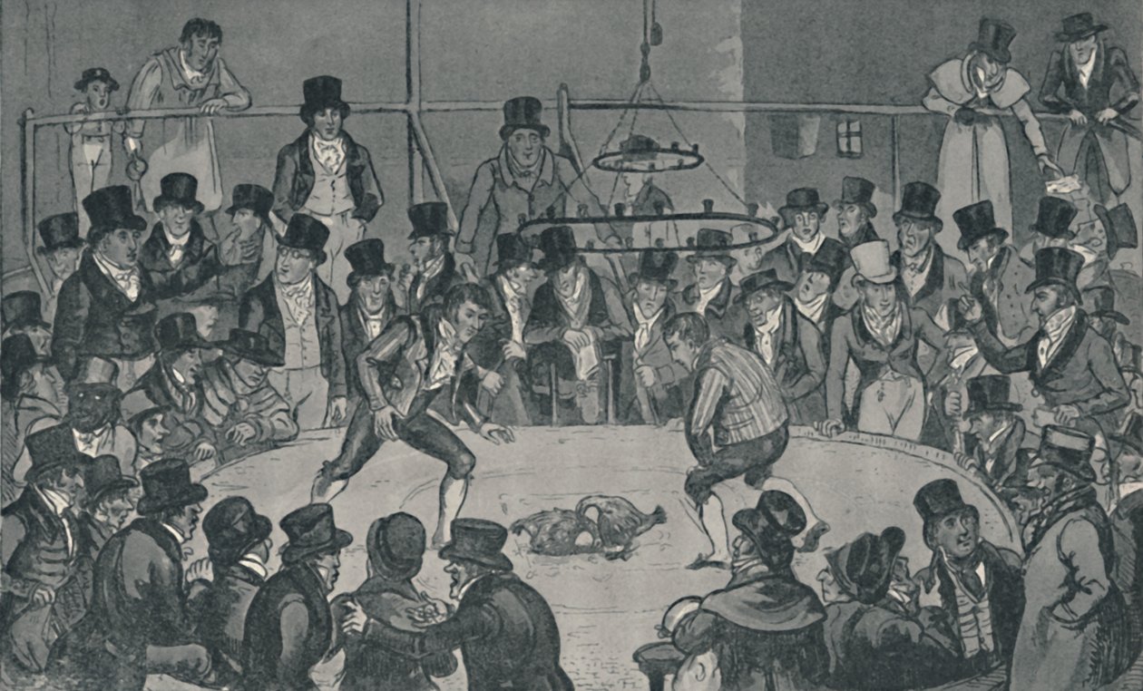 在皇家驾驶舱，1821年，1920年。艺术家：艾萨克·罗伯特·克鲁克申克，乔治·克鲁克申克。 作者 以撒，罗伯特和乔治·克鲁克香克