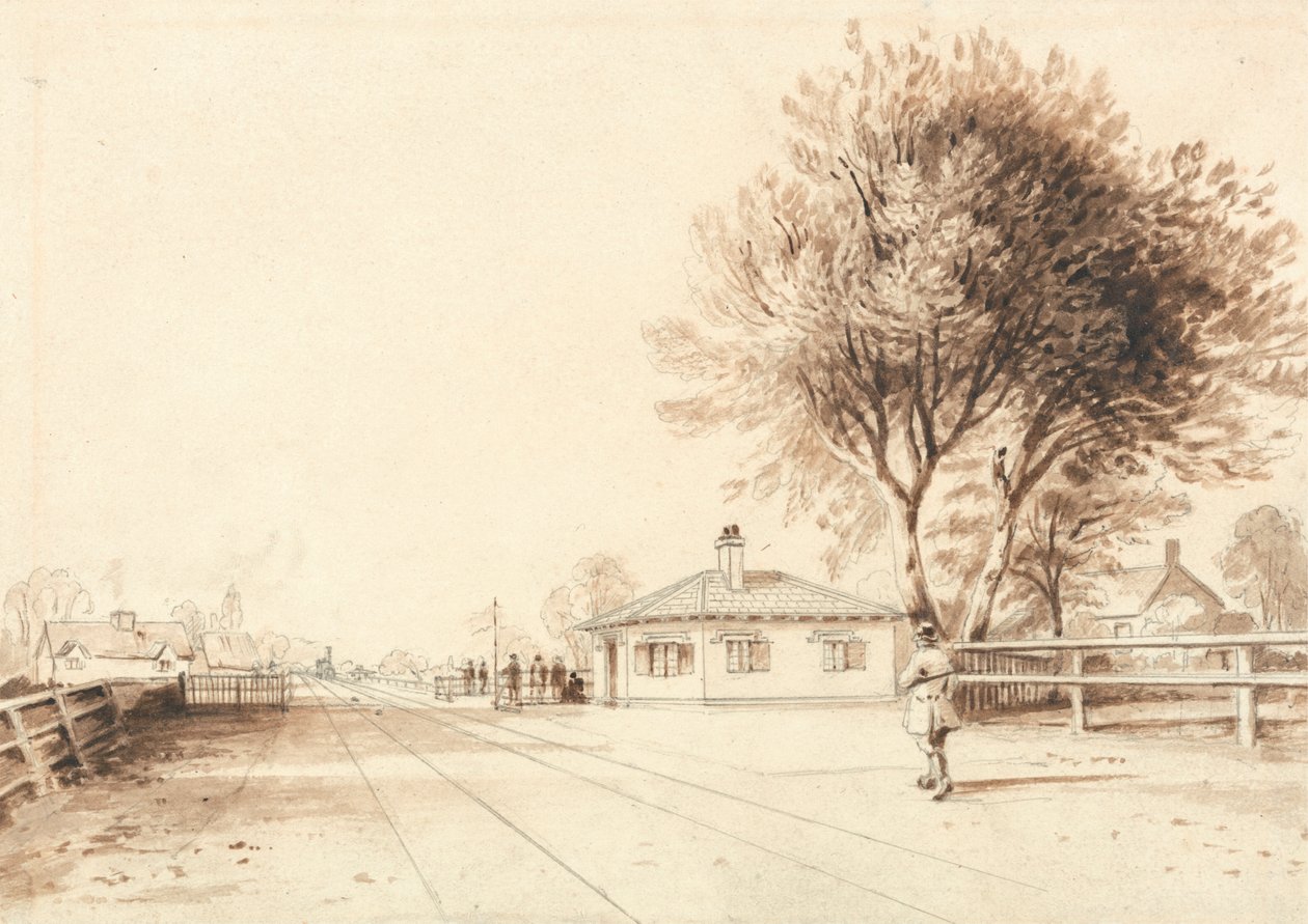View on the Line of the Liverpool and Manchester Railway 作者 艾萨克·肖