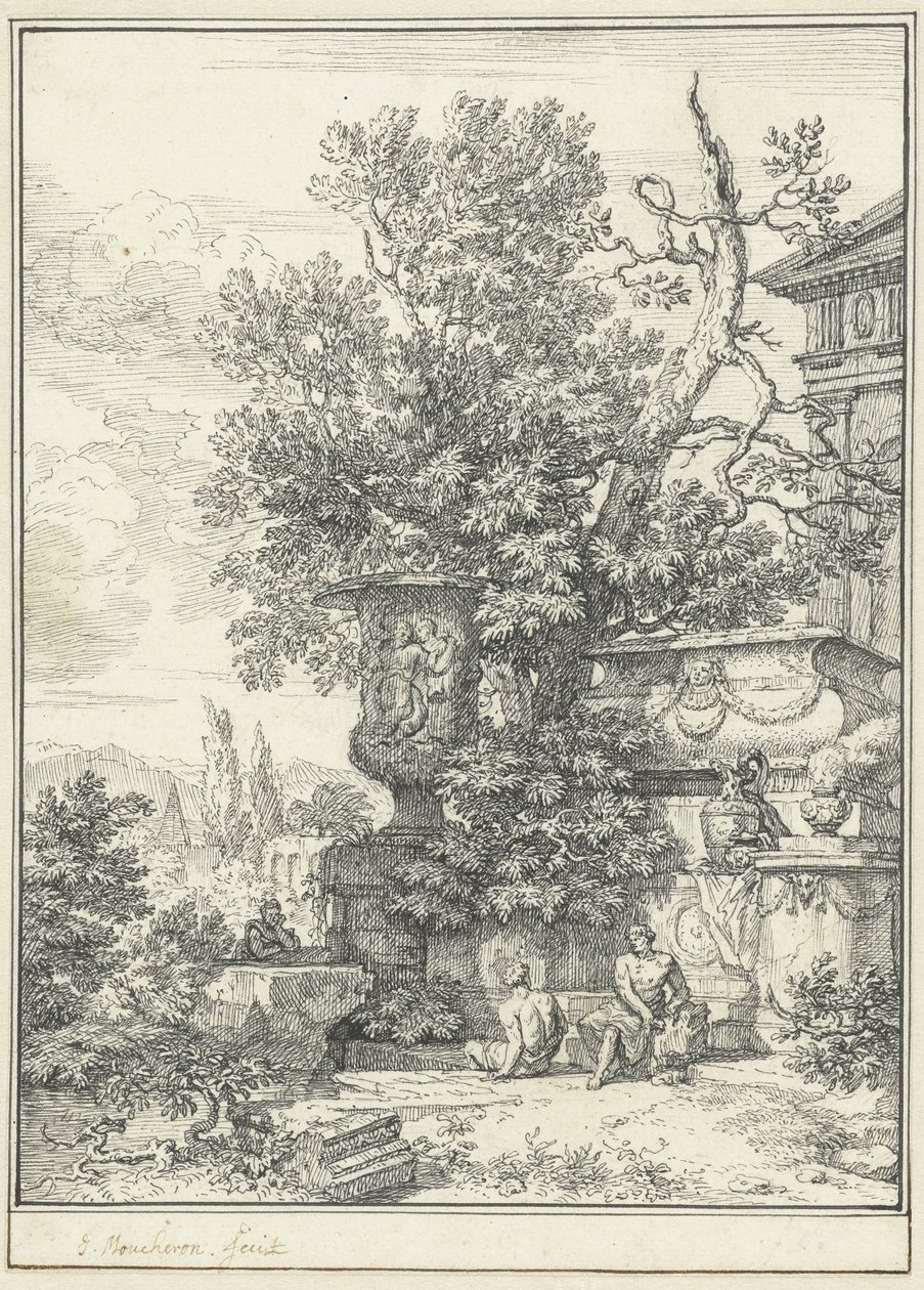 Classicistisch landschap 作者 艾萨克·德穆什龙