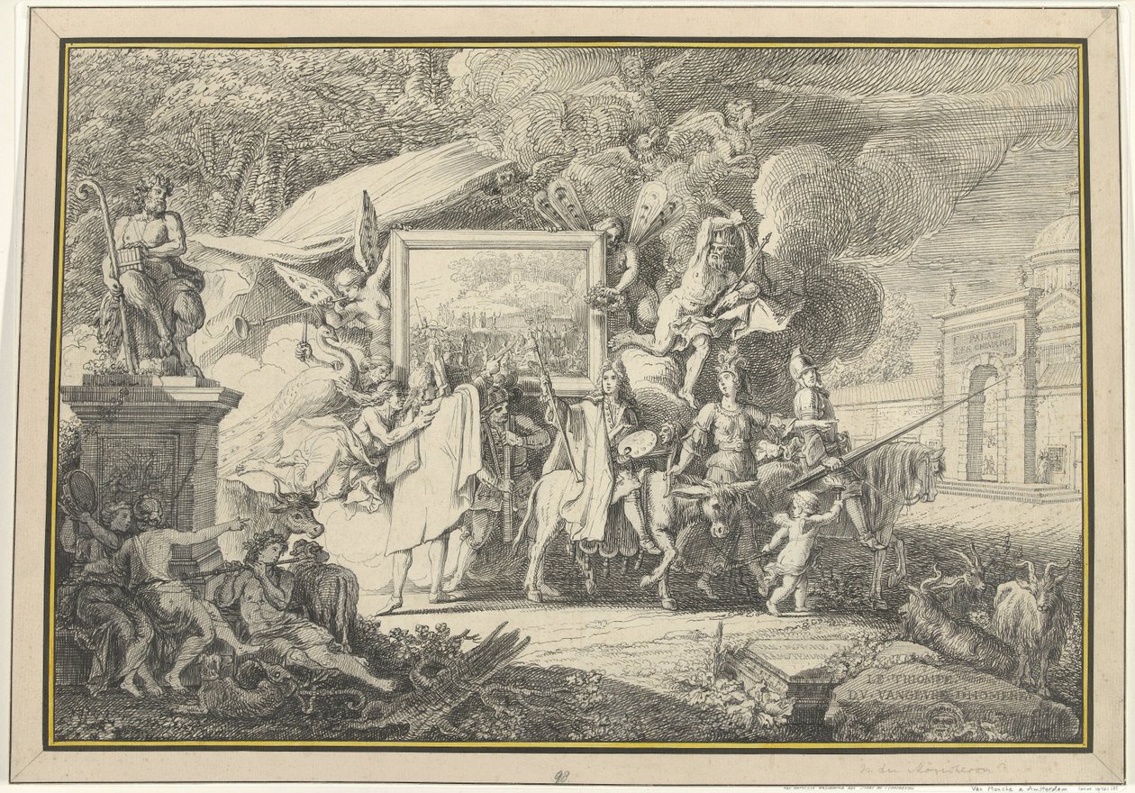 讽刺绘画和法兰西学院 Le Triomphe du Vangeur d