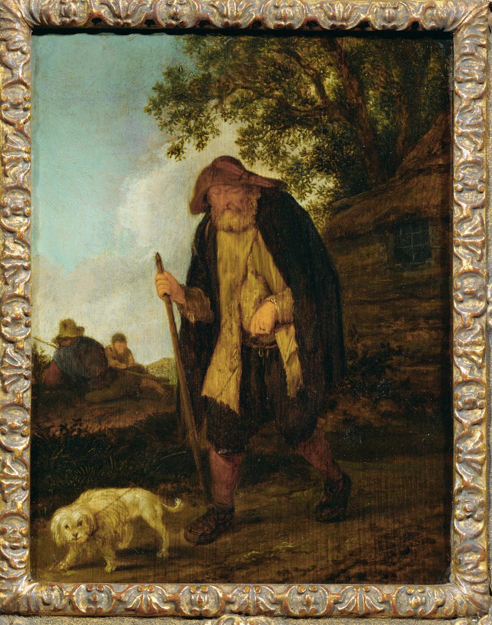 Aveugle et son chien - 一个盲人和他的狗... 作者 伊萨克·詹斯·范·奥斯塔德