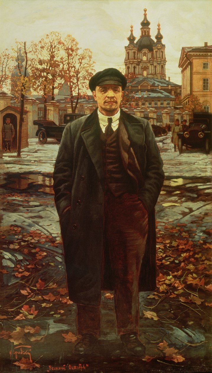 Vladimir Ilyich Lenin（1870-1924），斯莫尔尼，1925年 作者 伊萨克·伊斯莱耶维奇·布罗茨基