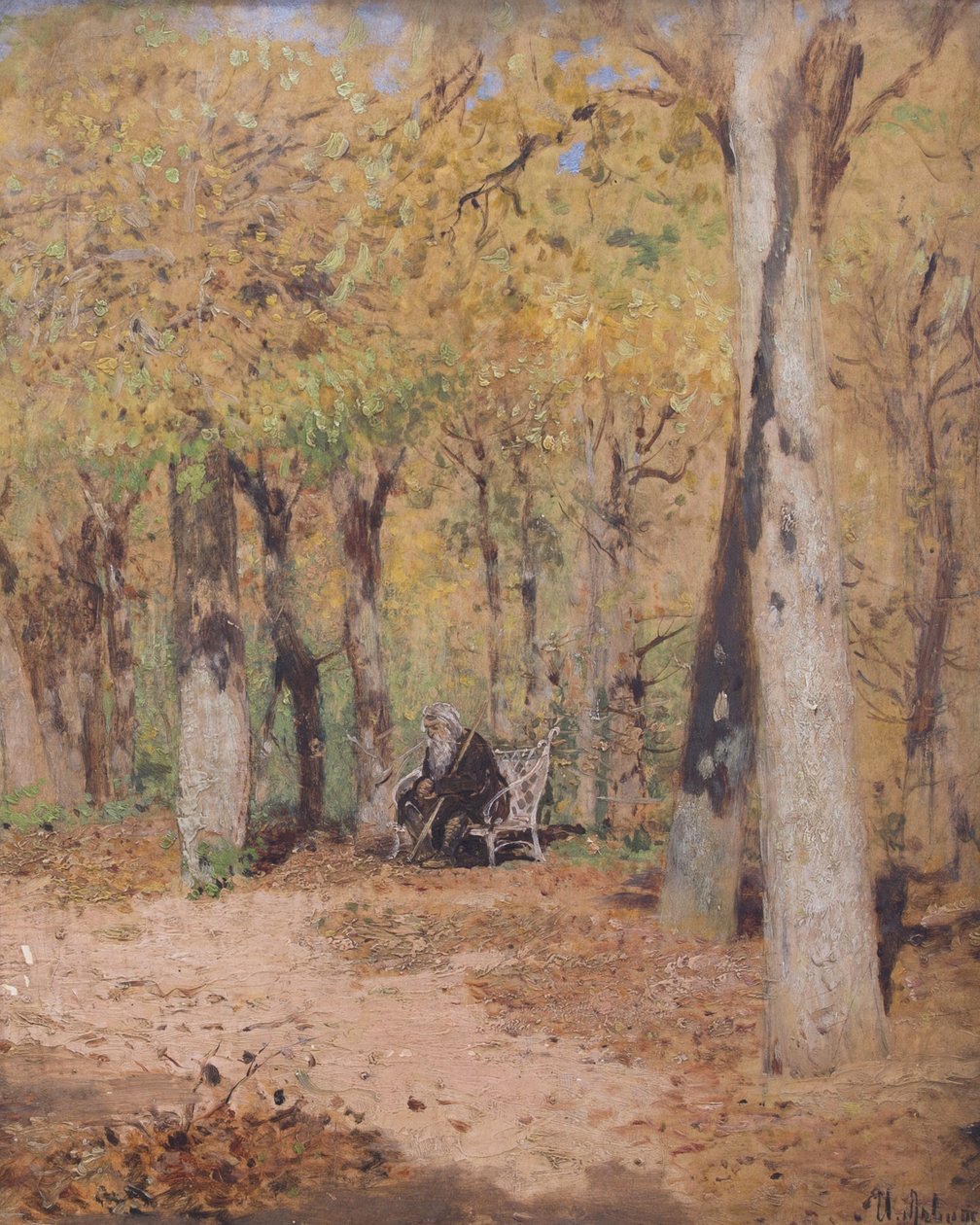 秋季沉思，1883年 作者 艾萨克·伊里奇·列维坦