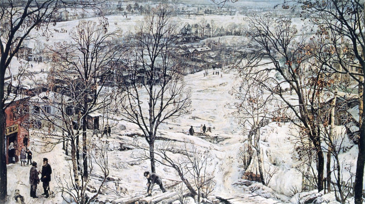 Countryside in Winter 作者 伊萨克·伊斯莱耶维奇·布罗茨基