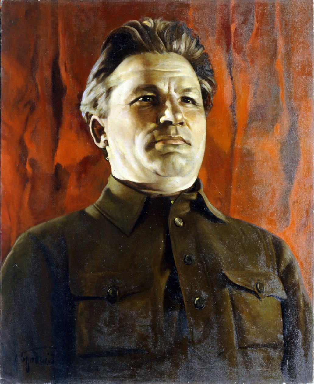 谢尔盖·基洛夫 (Sergei Mironovitch Kostrikov) 的肖像 作者 伊萨克·伊斯莱耶维奇·布罗茨基