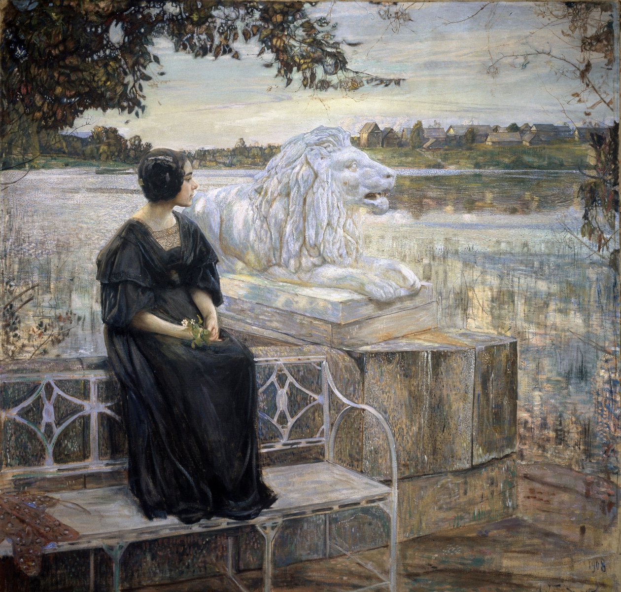 画家妻子的肖像。Isaak Izrailevich Brodsky（布罗茨基）（1884-1939 年）的画作，布面油画，205 x 203.5 厘米 作者 伊萨克·伊斯莱耶维奇·布罗茨基
