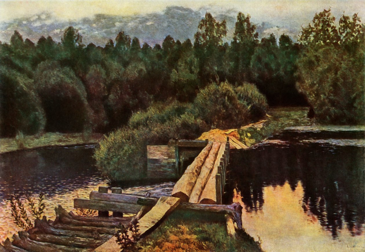 斯蒂尔·沃特斯（Still Waters），1892年，1965年。 作者 艾萨克·伊里奇·列维坦