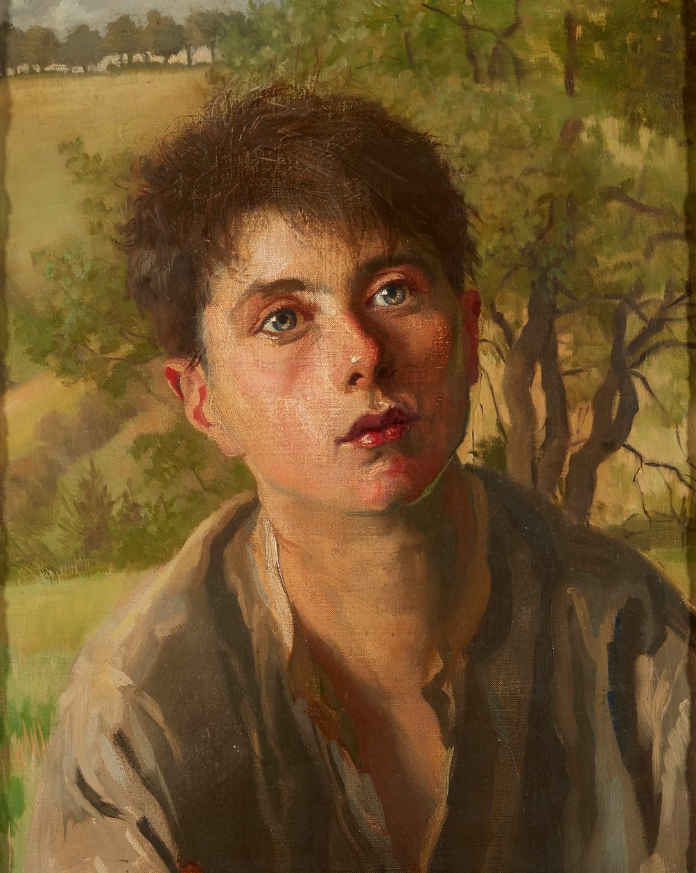 牧羊少年》（布面油画） 作者 伊莎贝尔·科德灵顿