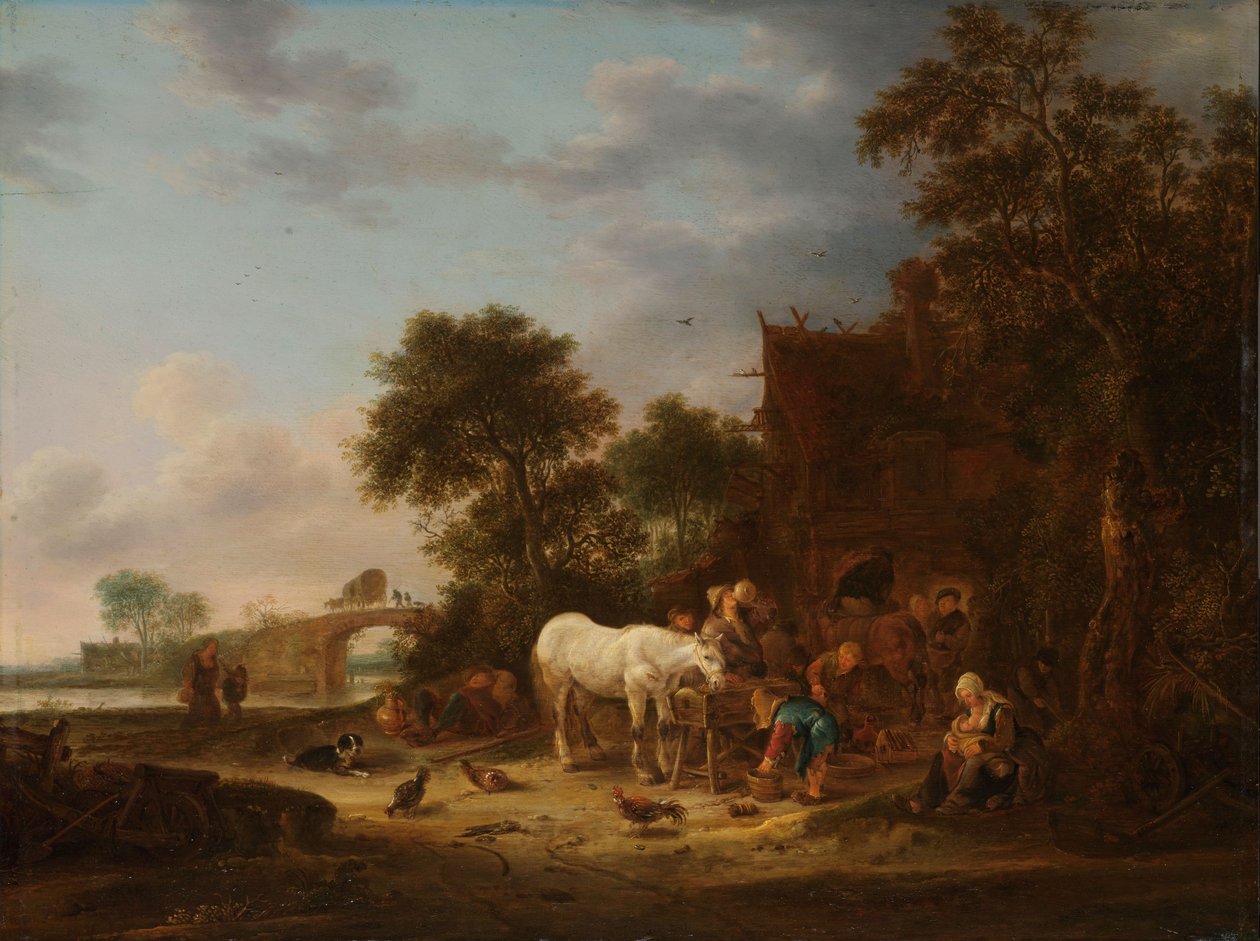  作者 伊萨克·范·奥斯塔德（Isack van Ostade）