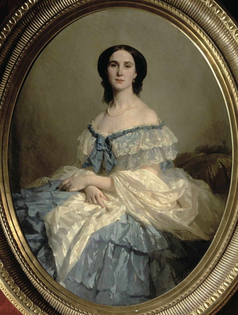 墨西哥皇后夏洛特（1840-1927），比利时利奥波德一世的女儿和墨西哥皇帝马克西米利安的妻子（1832-67） 作者 伊西多尔比尔斯