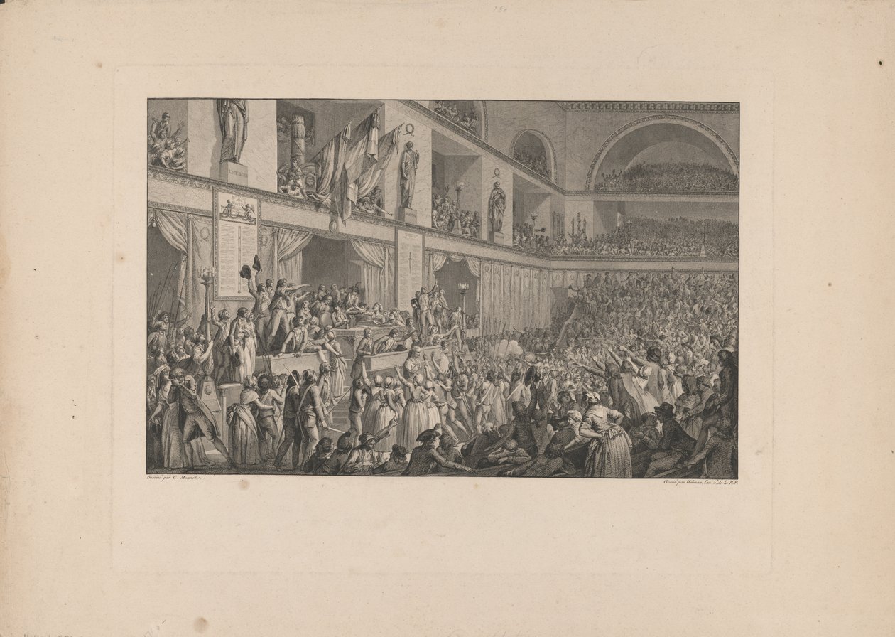 1793年6月24日的宪法，c。 1796年 作者 伊西多尔·斯坦尼斯拉斯·赫尔曼