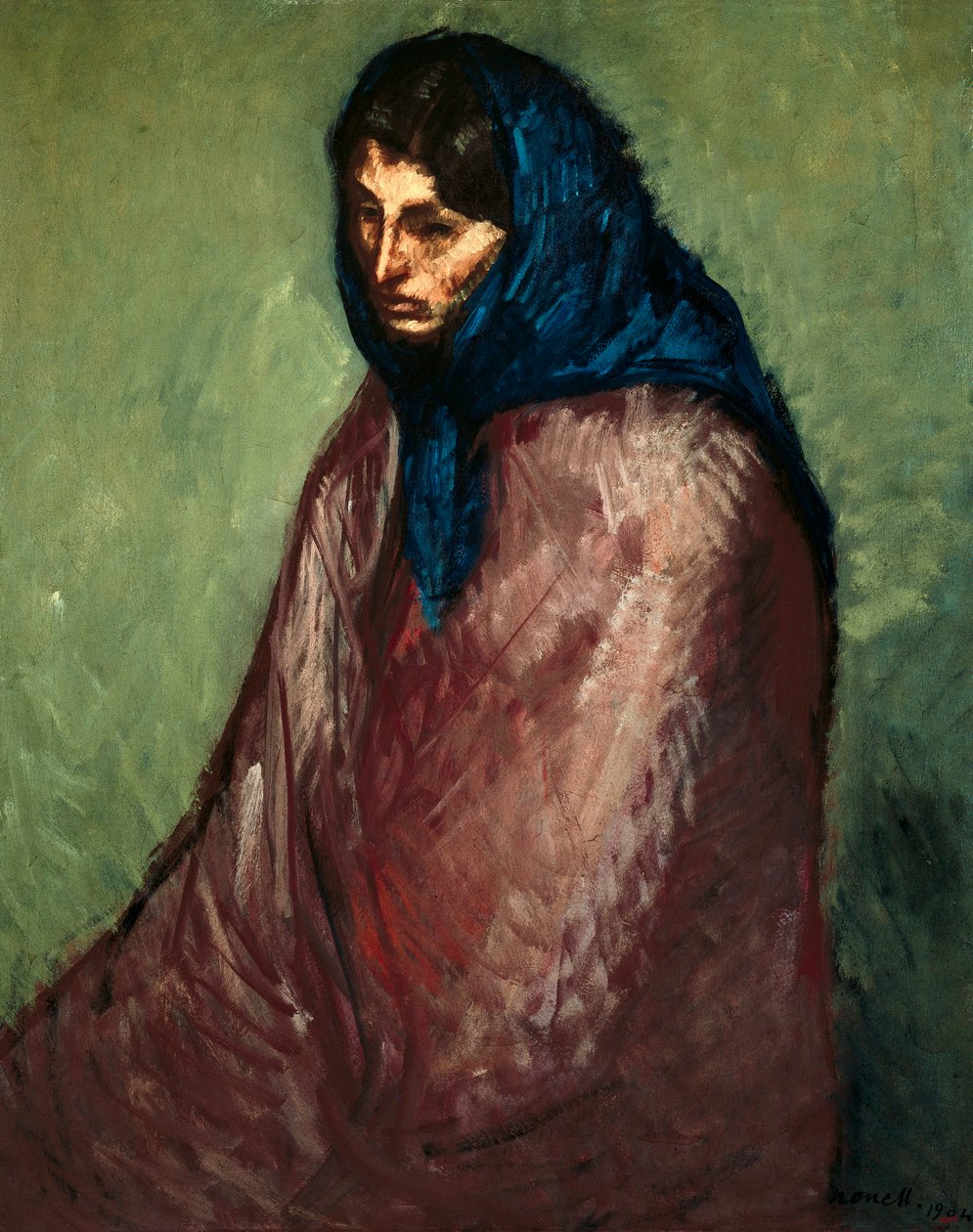 "Isidre Nonell i Monturiol（1873-1911 年）1904 年的绘画作品《避难所》，巴塞罗那。加泰罗尼亚国家艺术博物馆 作者 伊西德罗·内维尔
