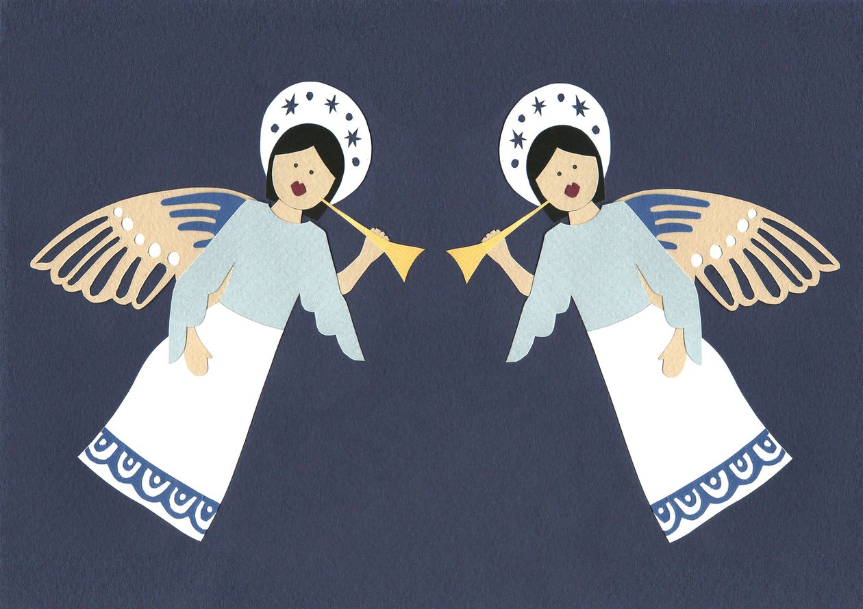 小天使，2014 年（剪纸） 作者 伊莎贝尔·巴伯