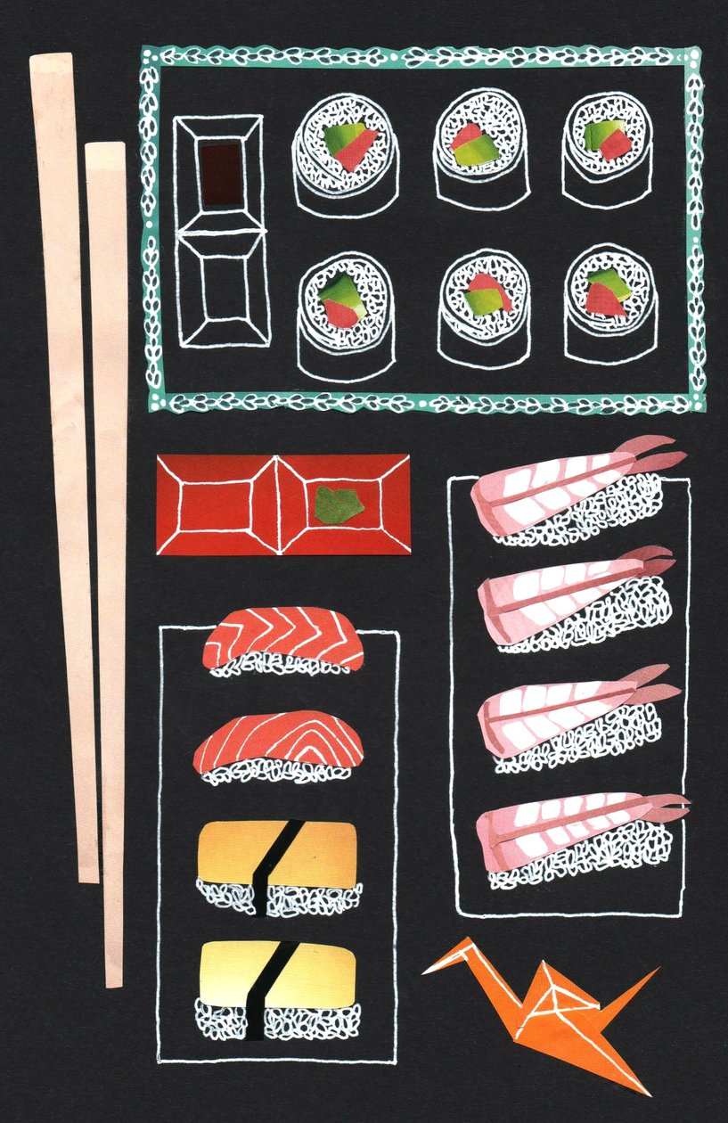 寿司，2014 年 作者 伊莎贝尔·巴伯