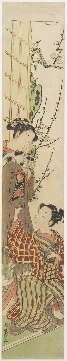 （猫和老鼠），c。 1780 作者 oda田K