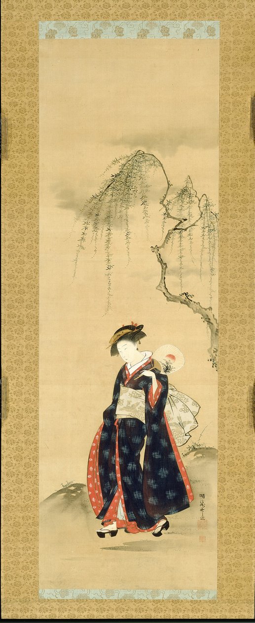 柳树下的美人 作者 oda田K