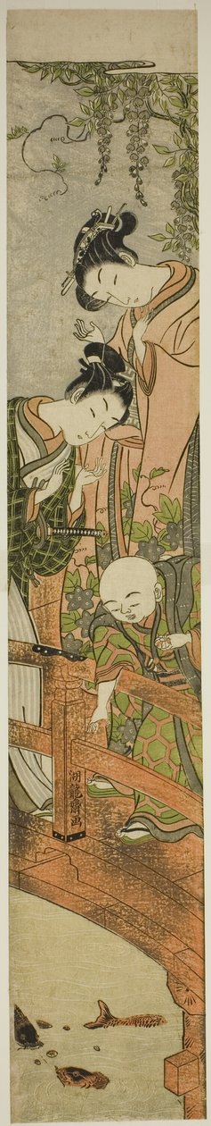 在龟户喂鲤鱼 作者 oda田K
