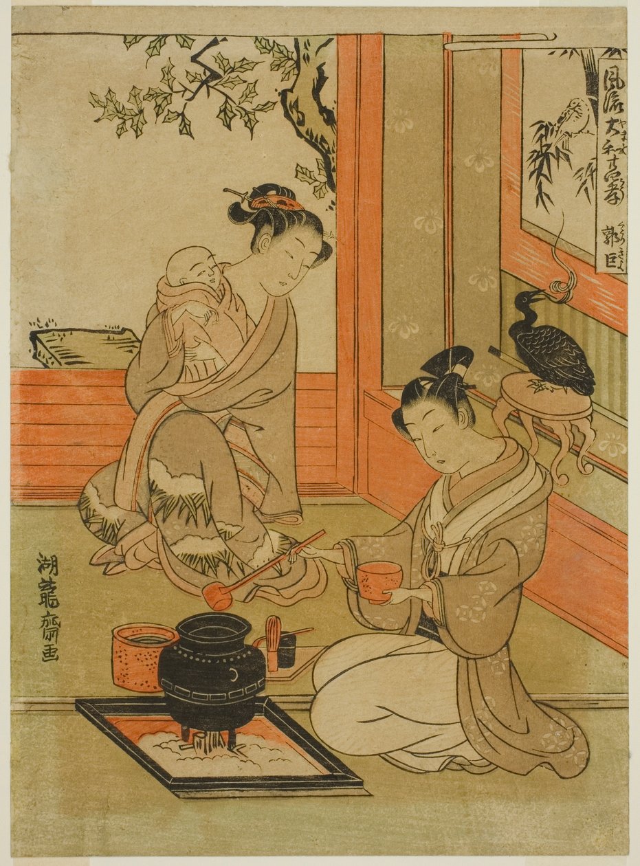 郭巨（Kakkyo，中文名：郭巨），选自 "日本二十四孝时尚版（Furyu Yamato nijushiko）"系列 作者 oda田K