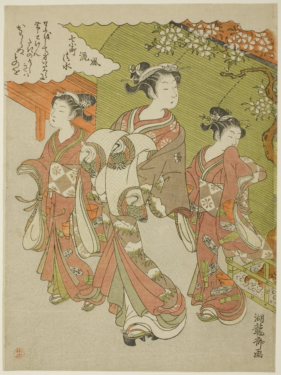 小野之小町参拜清水寺，选自《时尚七小町》系列 作者 oda田K