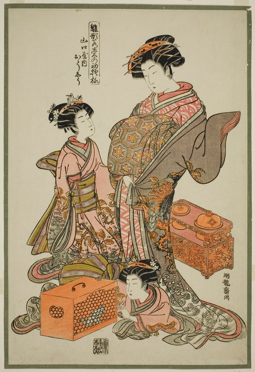山口屋的 Oshu，选自 "时装模特 "系列：如嫩叶般清新的新设计（桧潟若花之初音）" 作者 oda田K