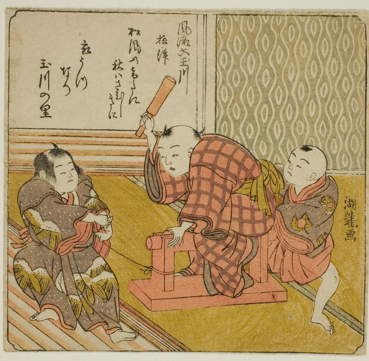 摄津，选自 "时髦的六条宝石河（Furyu Mu Tamagawa）"系列 作者 oda田K