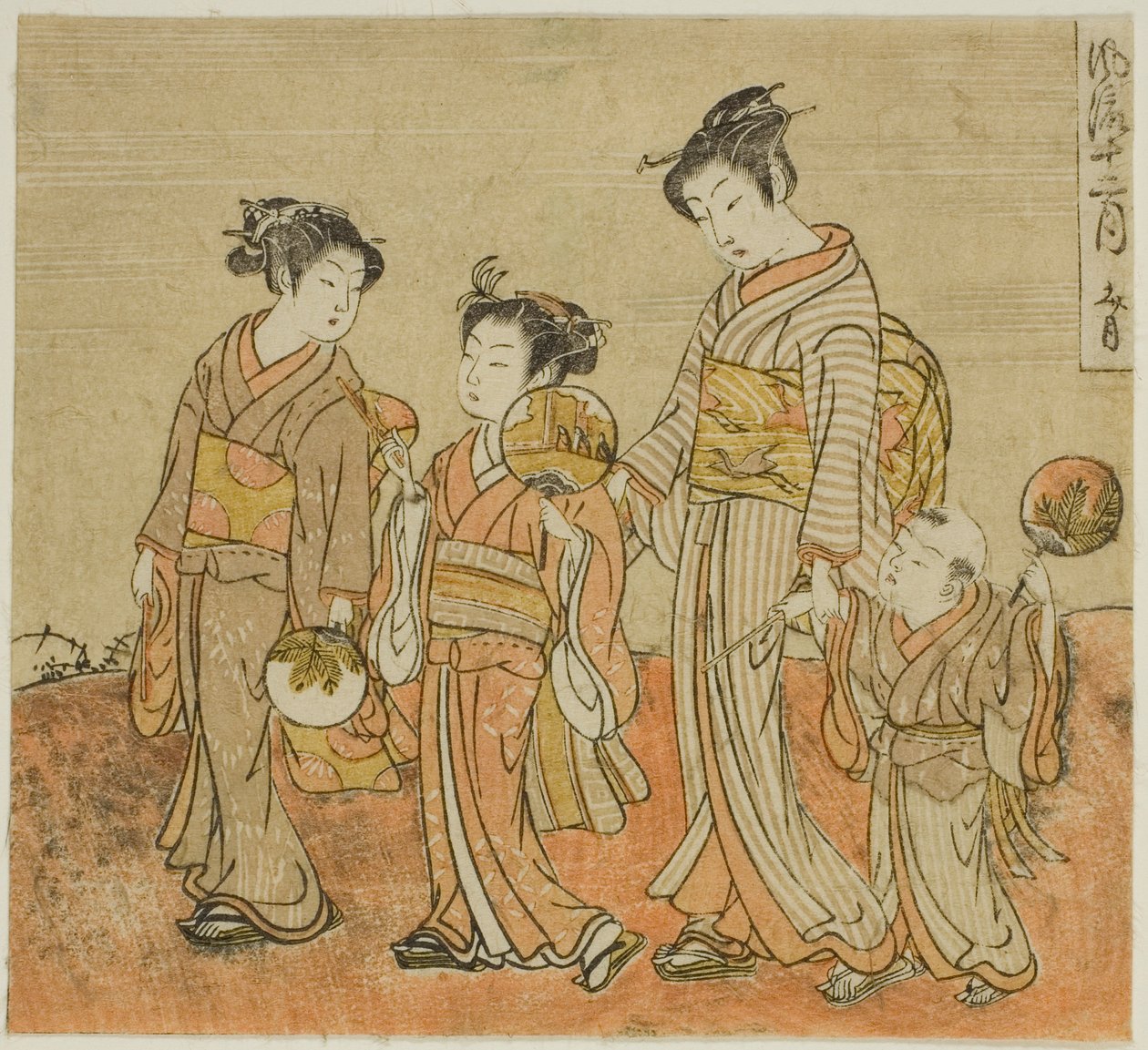 第七个月（Fumizuki），选自 "时尚十二个月（Furyu juni tsuki）"系列 作者 oda田K