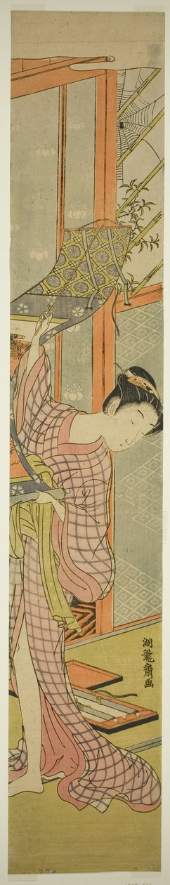 挂画的年轻女子 作者 oda田K