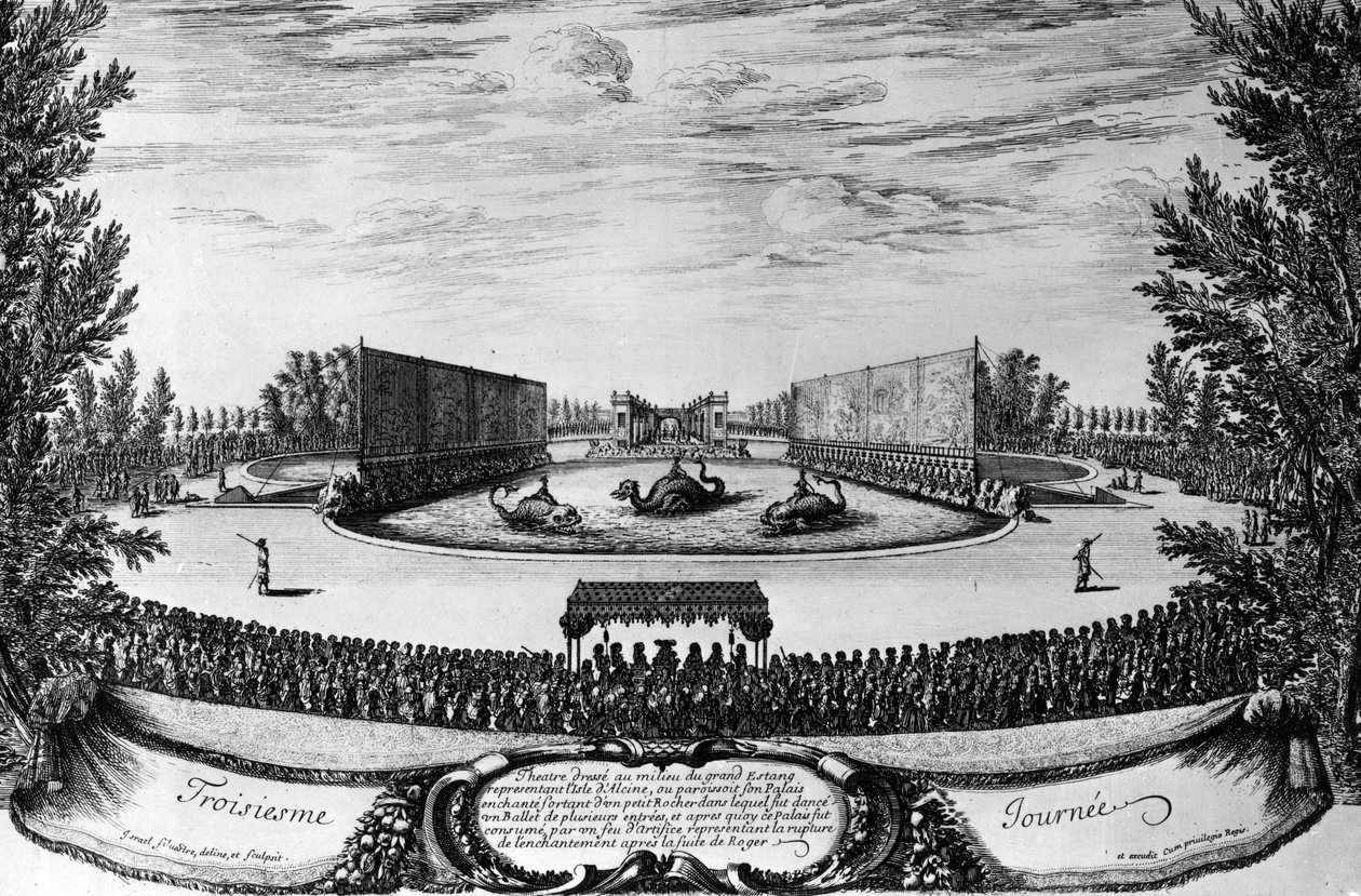 1673年“L&39;Isle d&39;Alcine”芭蕾舞表演 作者 小以色列人西尔维斯特