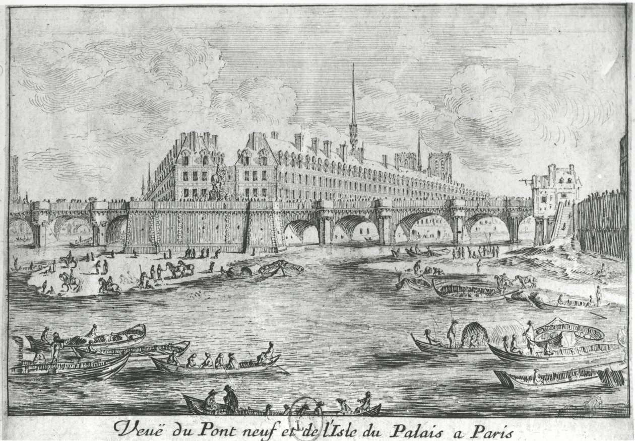 Pont Neuf和Isle du Palais，巴黎的看法 作者 小以色列人西尔维斯特
