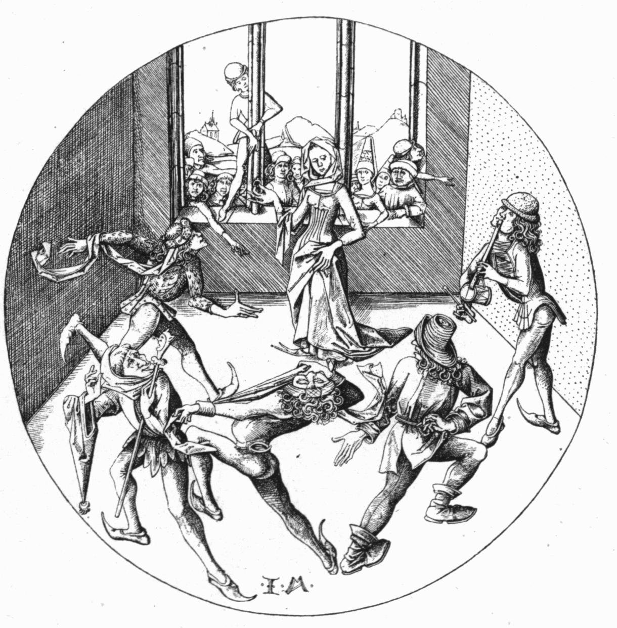 环绕舞蹈 作者 以色列·范·麦肯纳姆（Israhel van Meckenem）