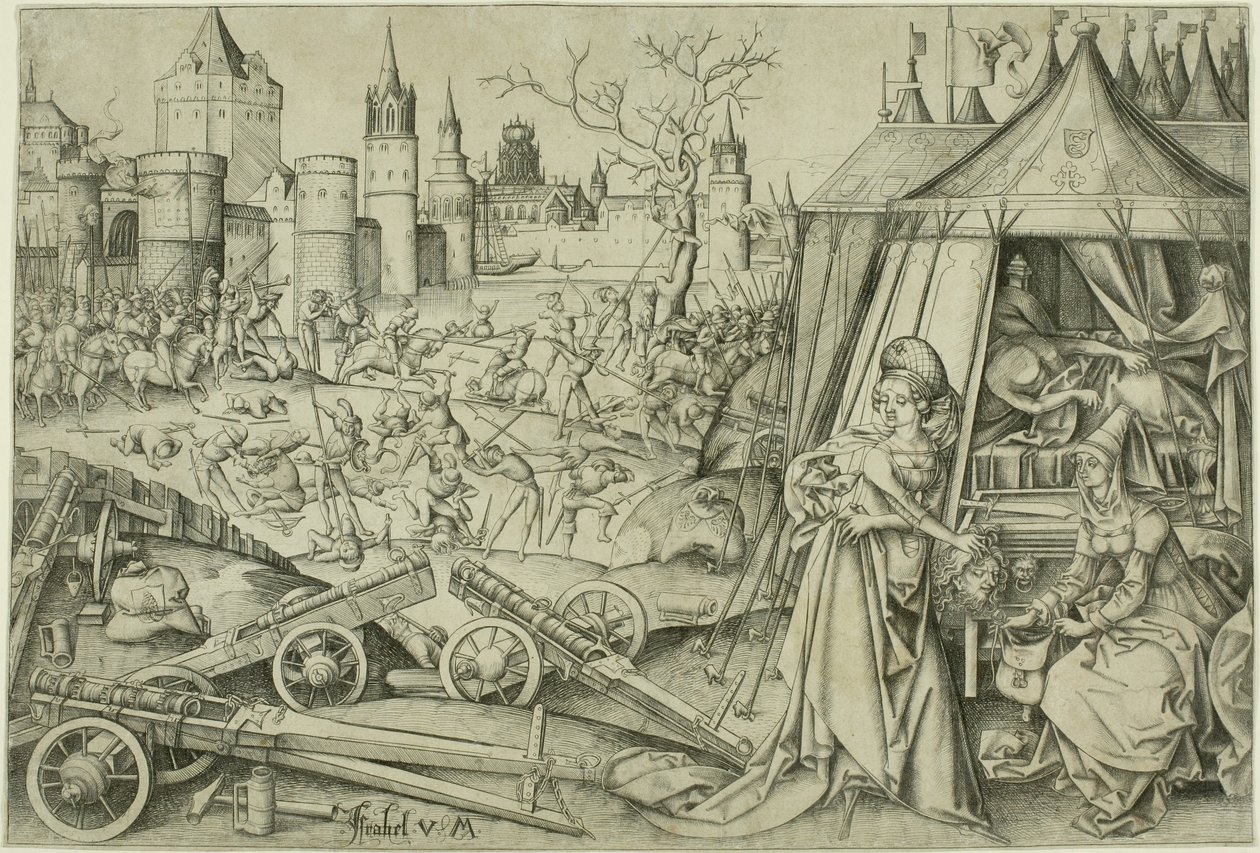 朱迪思（c.1495） 作者 以色列·范·麦肯纳姆（Israhel van Meckenem）
