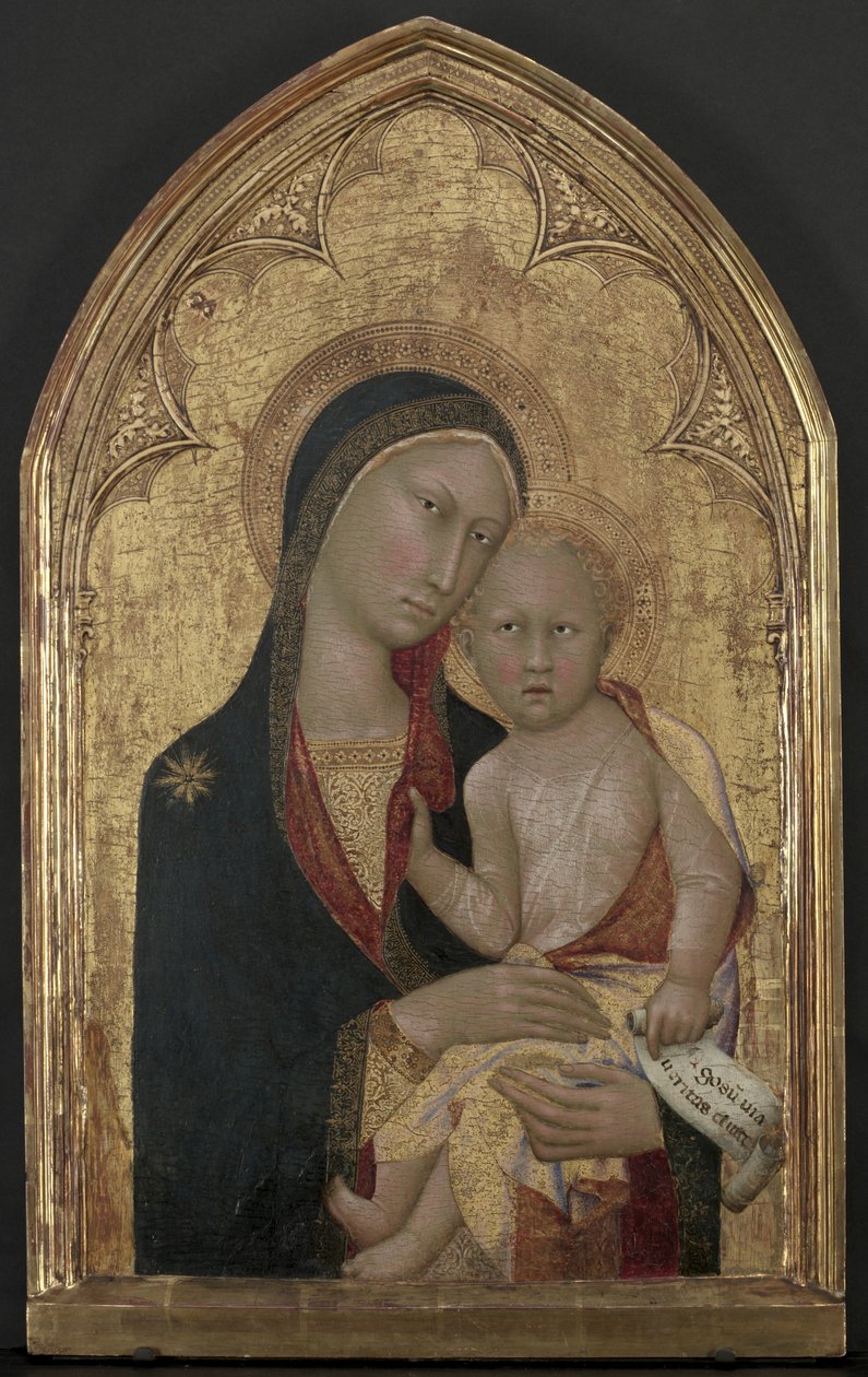 圣母与圣婴 作者 以色列·范·麦肯纳姆（Israhel van Meckenem）
