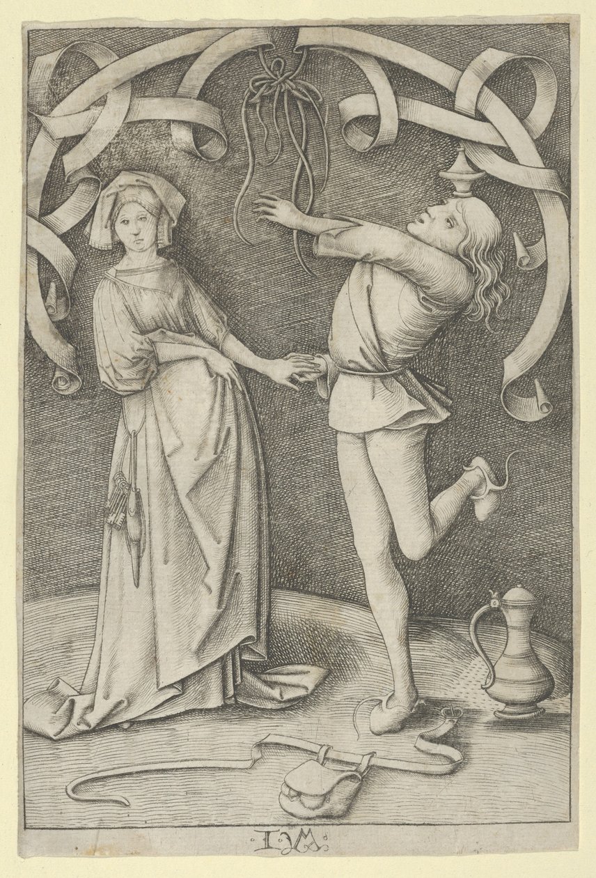 傻瓜和女士 作者 以色列·范·麦肯纳姆（Israhel van Meckenem）