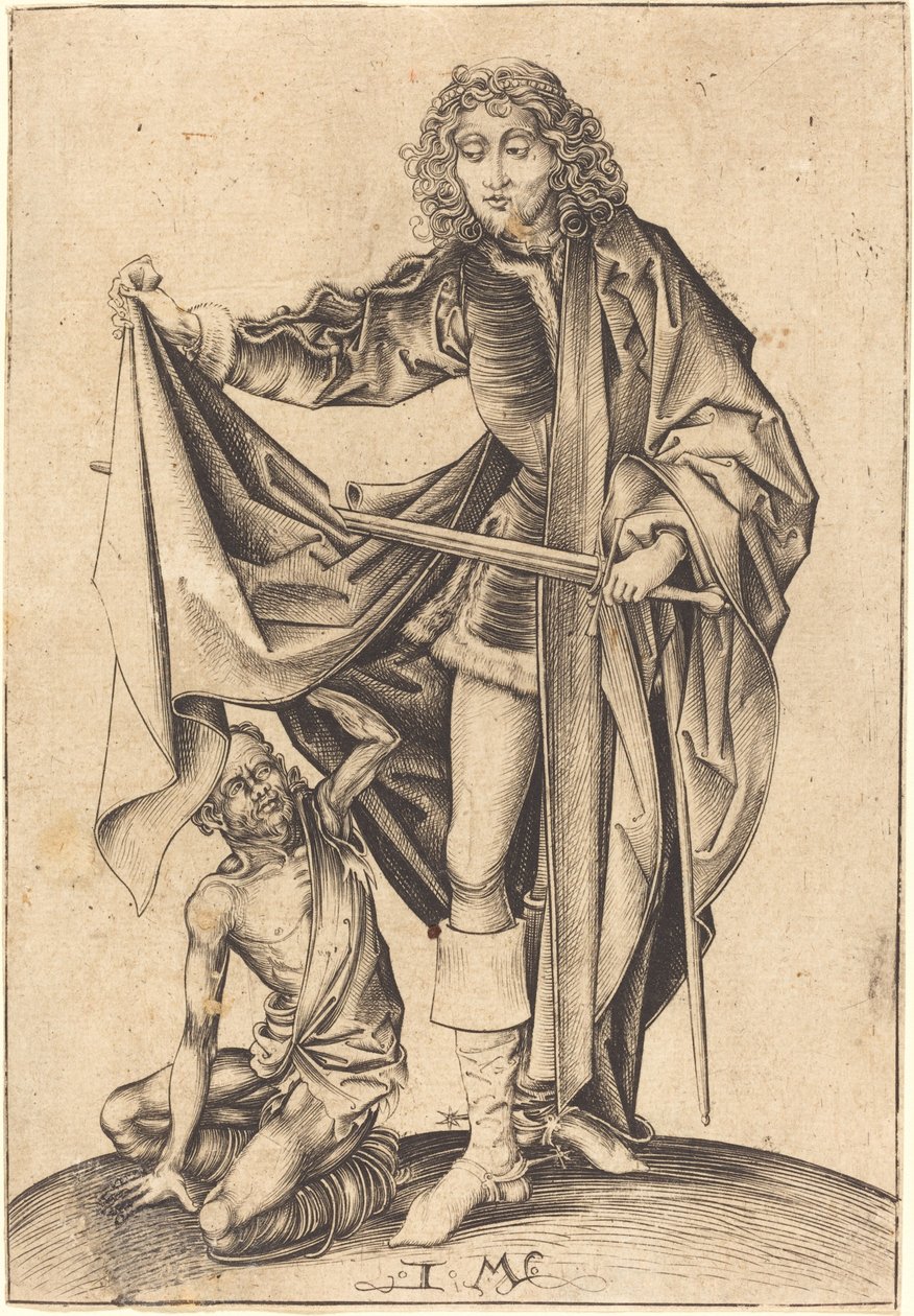 圣马丁 作者 伊斯拉赫尔·范·梅肯纳姆（Martin Schongauer）