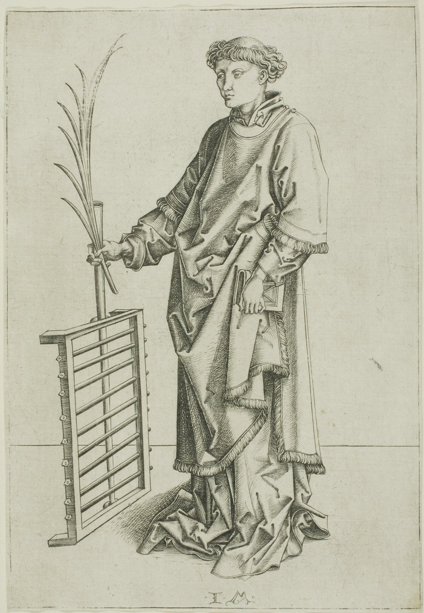 圣劳伦斯 作者 小艾希拉（Israhel van Meckenem）