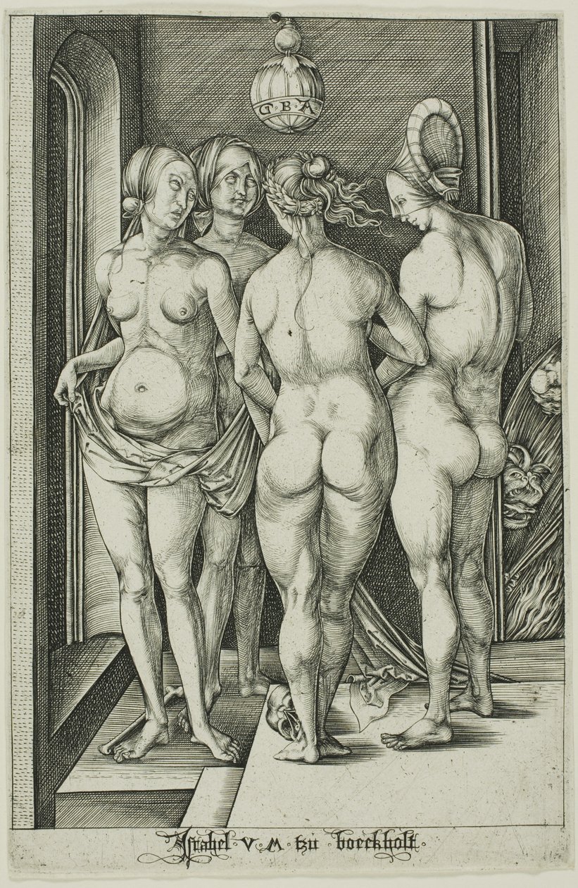 四个女巫 作者 小艾希拉（Israhel van Meckenem）