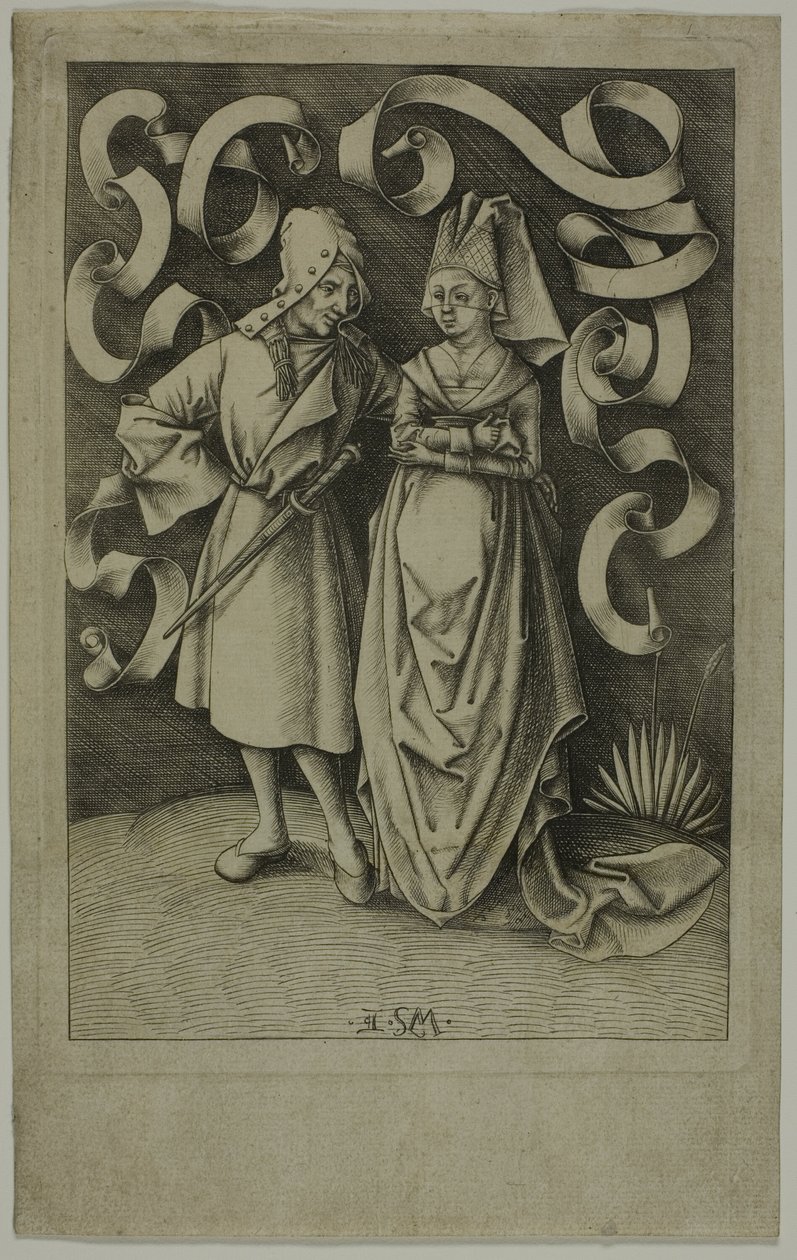 畸形夫妇 作者 小艾希拉（Israhel van Meckenem）