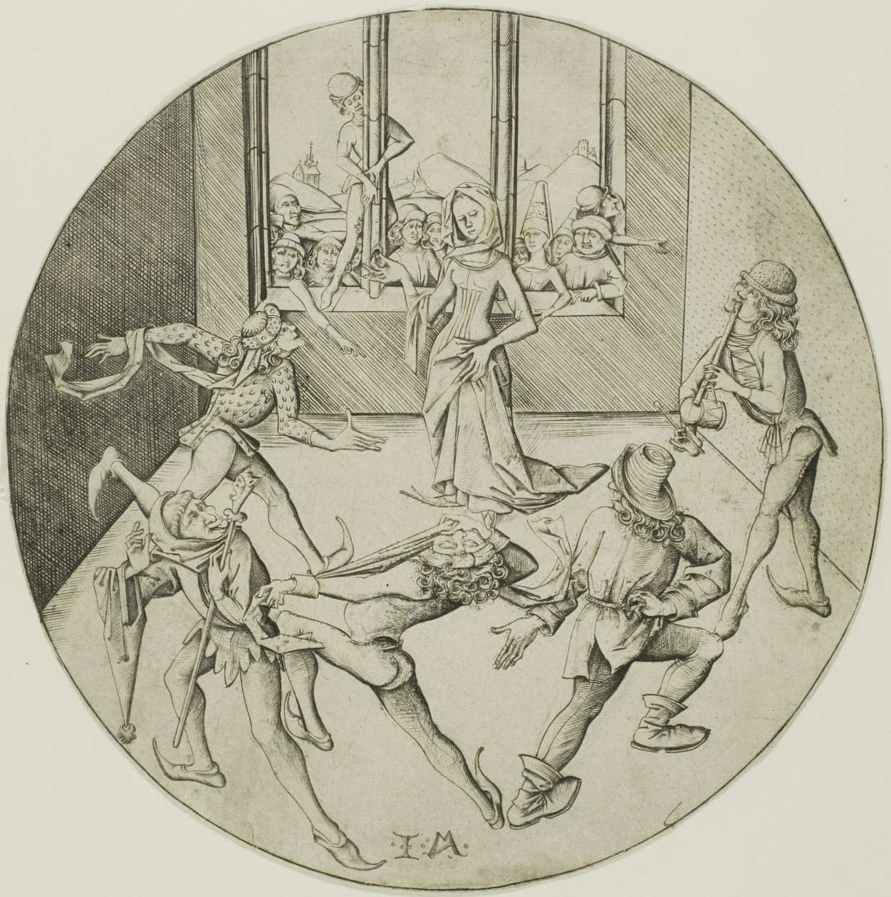 莫里斯舞者 作者 小艾希拉（Israhel van Meckenem）